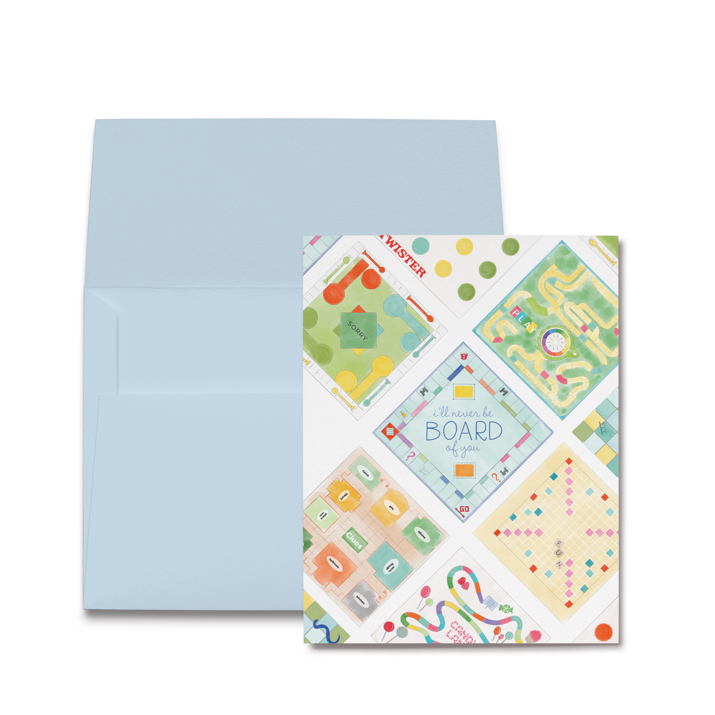 Never Board of You Folded Greeting Card