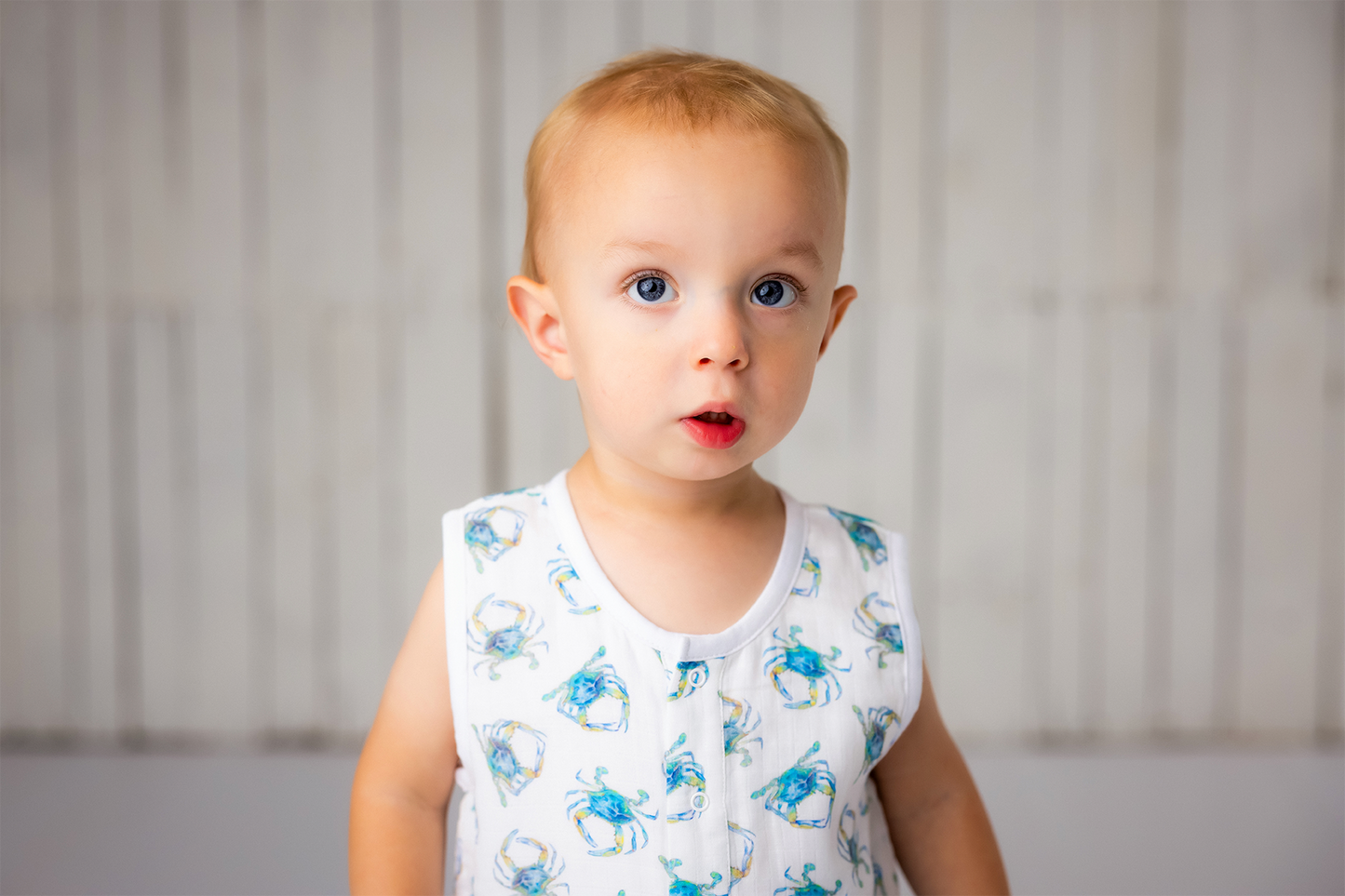 Catching Crabs Organic Muslin Shortalls