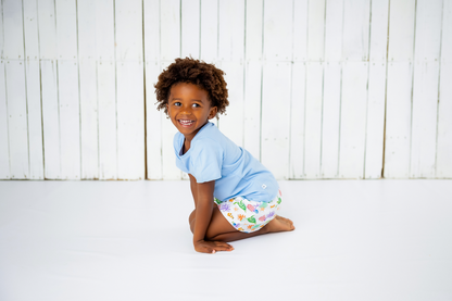Just Keep Swimming Organic Muslin Shorts