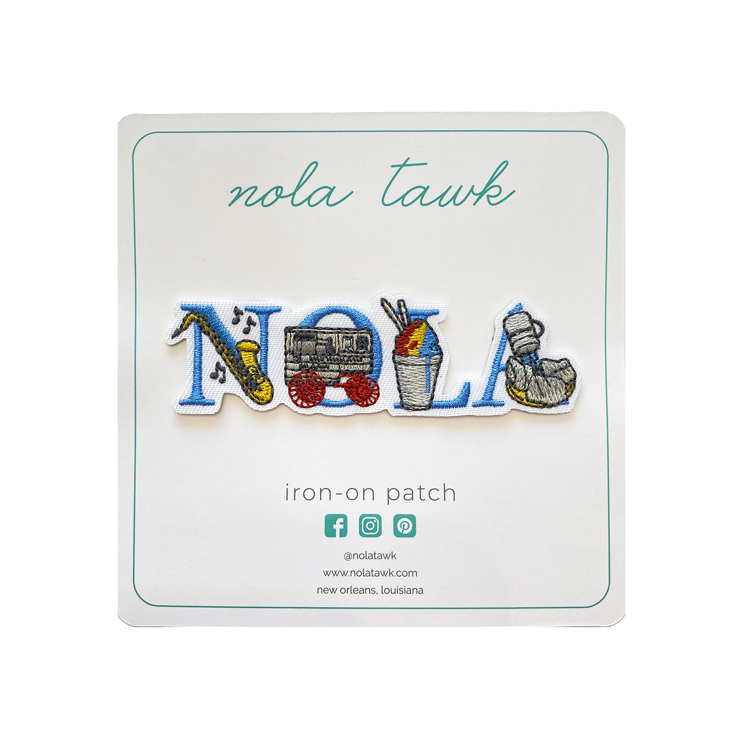 Little Nola Iron-On Patch