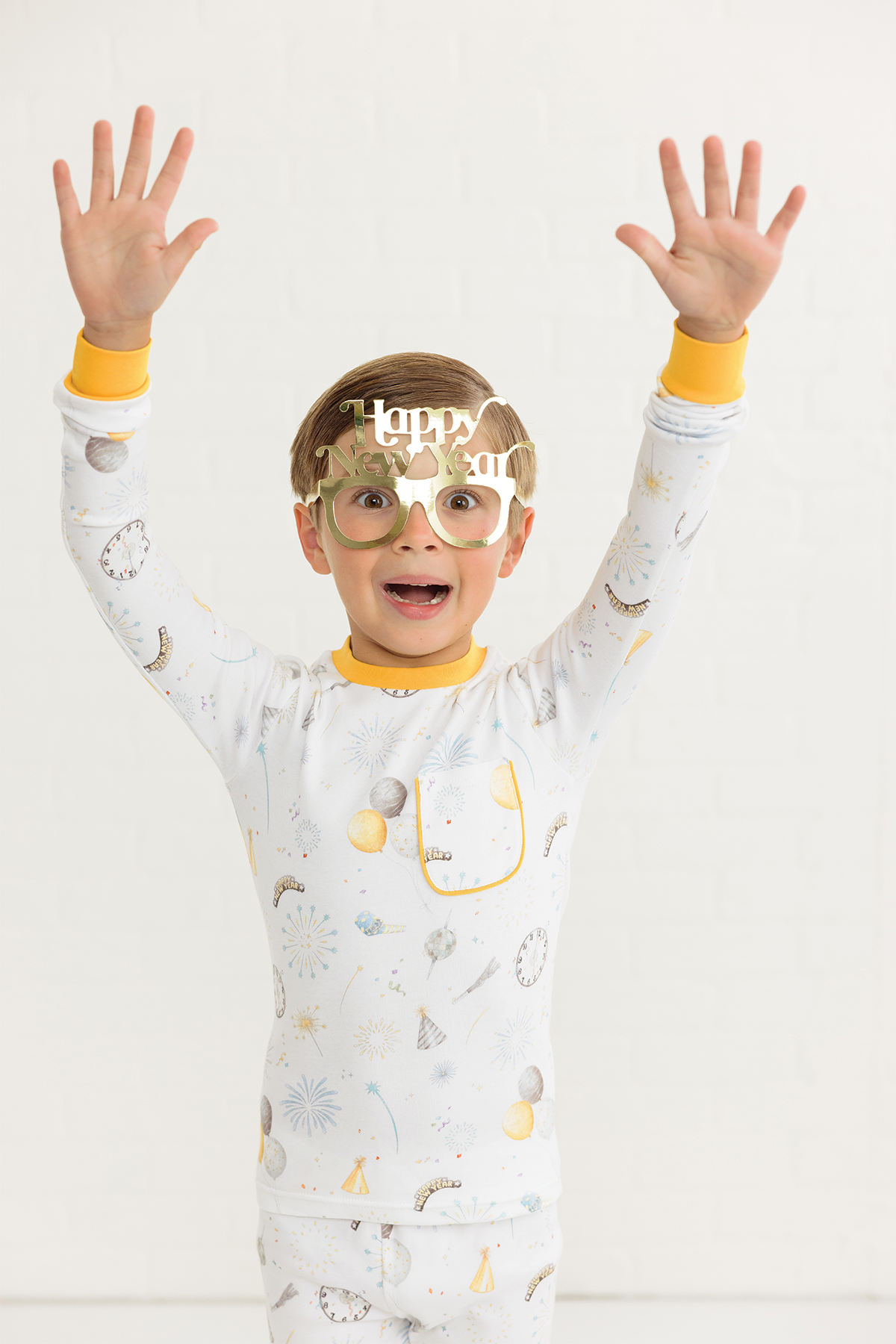 New Year's Eve Organic Cotton Kids Pajamas