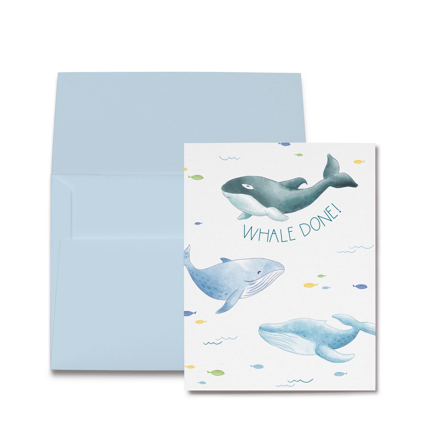 Whale Done Folded Card