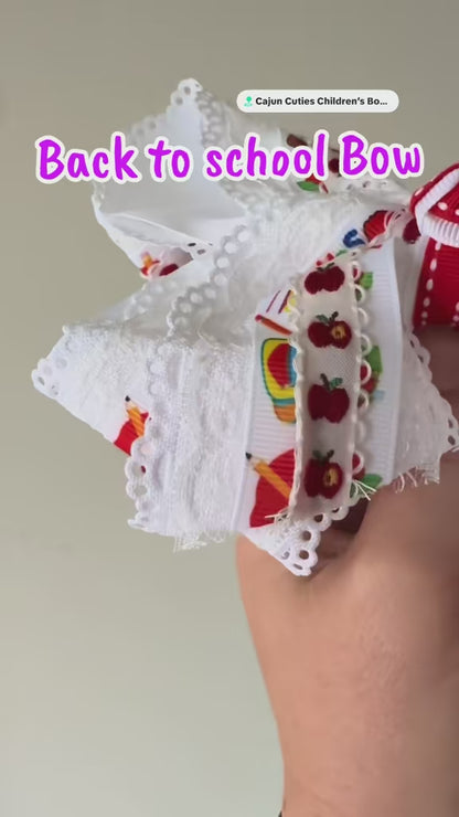 Back 2 School Bow