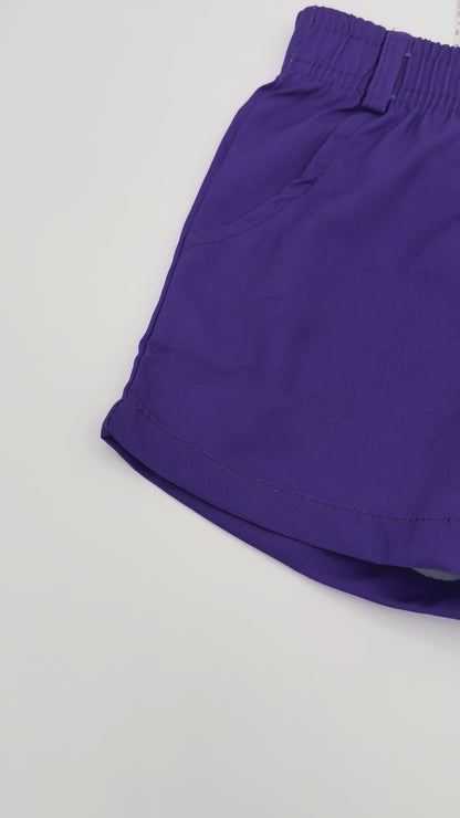 Youth Purple Performance Shorts | Boys Athletic Shorts