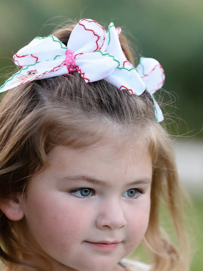 Christmas Gingerbread Man Hair Bows: Sweet Christmas Style（2PCS）