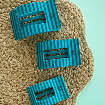 Splash Zone Medium Flat Rectangle Hair Clip
